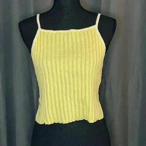 Promesa Yellow Knit Top, New